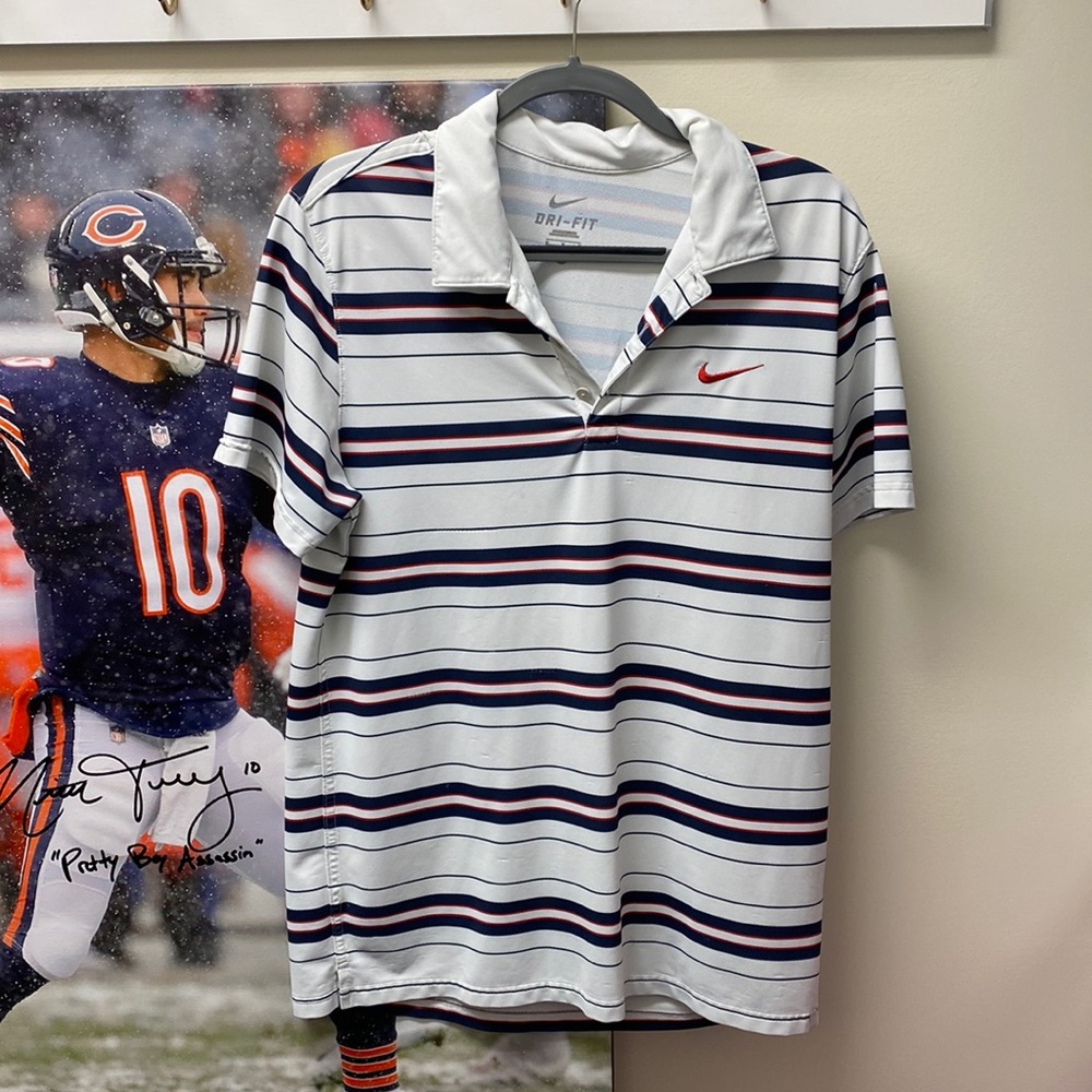 Nike Dri-Fit Polo Red/White/Blue